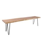 Treebo Solid Live Edge Bench Big