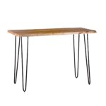 Treebo Solid Live Edge Bar Table