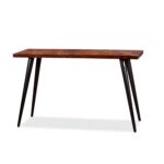 Straight Edge Adore Console Table - Walnut