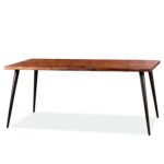 Straight Edge Adore Dining Table - Walnut
