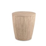 White James Mango Round Side Table - J Ivory