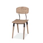 White James Mango Wood Dining Chair - J Ivory