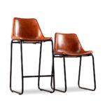 Leather Seat Bar & Counter Chair